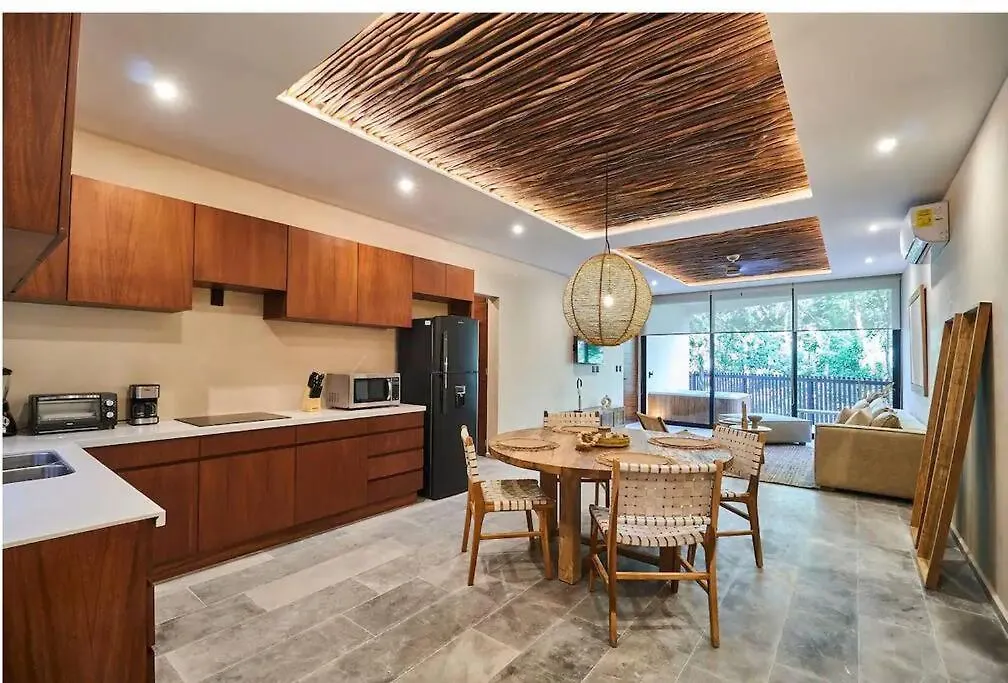 Kataleya Tulum By Zaazil - Spectacular Apartment In The Jungle, Up To 9 People , With Hot Tub And Spa In Luum Zama 멕시코